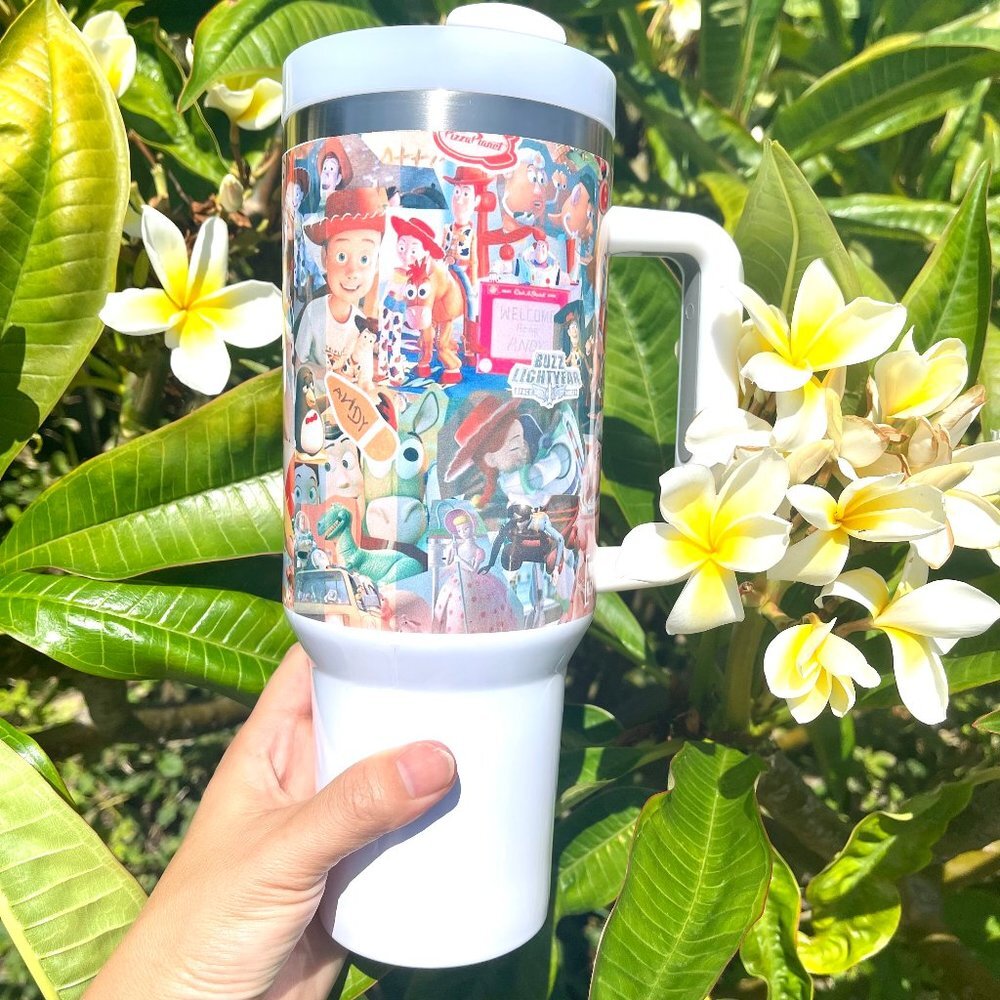 Walt Disney Toy Story Woody Buzz Brand new 40 oz double wall stainless tumbler f - Picture 4 of 8